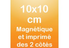 Magnet recto verso 10x10cm