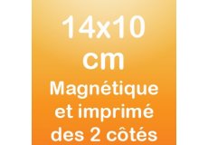 Magnet recto verso 14x10cm