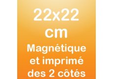 Magnet recto verso 22x22cm