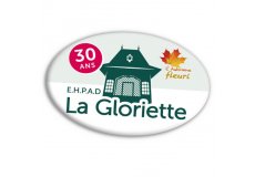 Magnet rigide ovale 6,5 x 4,5 cm