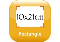 magnet thermomtre 10x21cm angles droits