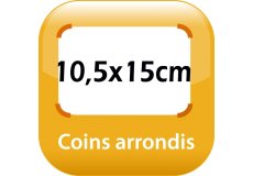 magnet thermomtre 15x10,5cm coins arrondis