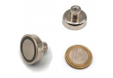 magnet with screw socket Ø 0,98in