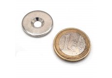 Metal disc with bevelled hole 20mm 