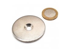 Metal disc with bevelled hole Ø42mm 