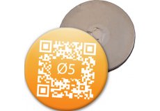 placa magntica cdigo QR ⌀5 cm