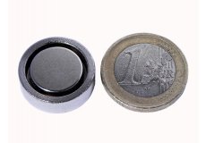 Pot neodymium magnet Ø 0,79x0,24in