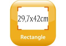 Right-angled corner Fridge magnet 11,69x16,54in