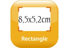 Right-angled corner Fridge magnet 3,35x2,05in