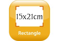 Right-angled corner Fridge magnet 5,91x8,27in