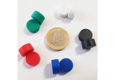 set of 10 waterproof magnets assorted 12.7mm