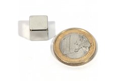 Square Neodymium magnetic 0,39 x 0,39 x 0,39in