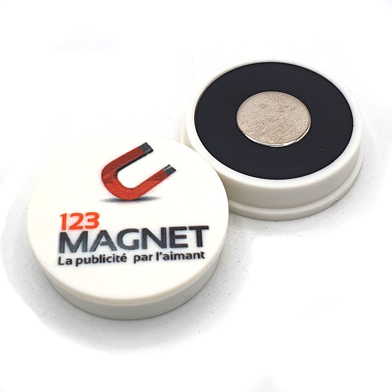 Aimant imprimé - aimants imprimés personnalisé - forte puissance - 123  Magnet