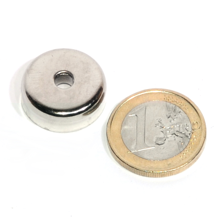 Lot de 20 Aimants Fraisés à Visser 12mm x 3mm Avec Trou 4mm Aimants Néodyme  - Clous vis et fixations - Achat & prix