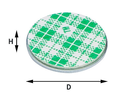 Aimant + contrepartie adhésifs Ø 60 mm - by-pixcl