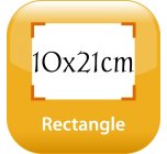 Magnet for dry erase slate  3,94X8,27in (felt marker pen sold separately)