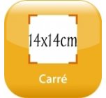 Magnet for dry erase slate  5,51X5,51in (felt marker pen sold separately)