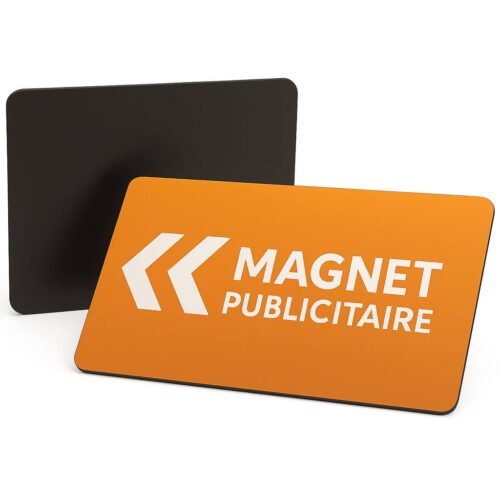 magnets publicitaires personnalisés frigo rectangulaires