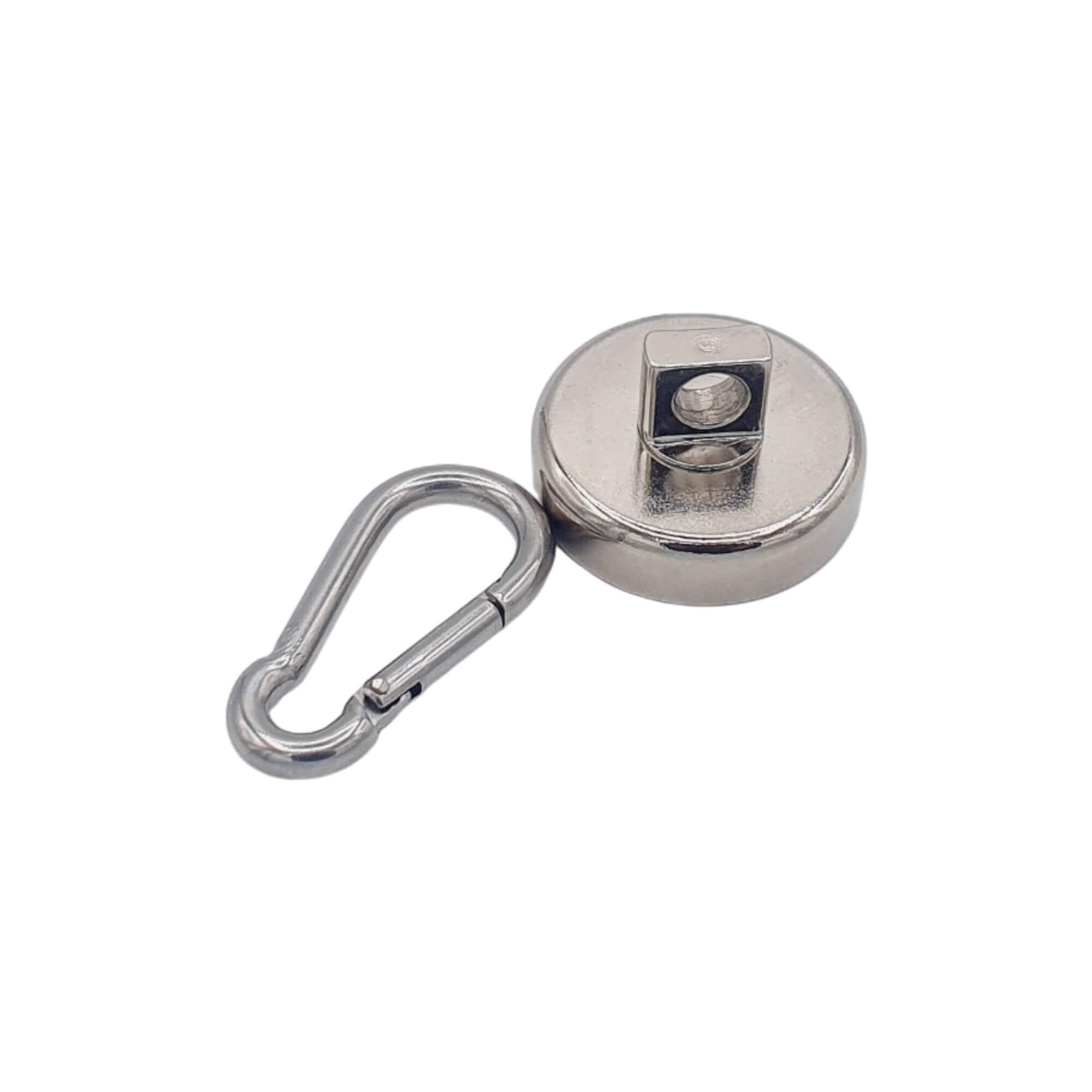 Aimant avec mousqueton Ø32mm, puissance 28kg 47 Aimant avec mousqueton Ø32mm, puissance 28kg – Image 2