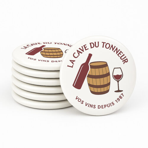 magnet badge rond ⌀ 5cm
