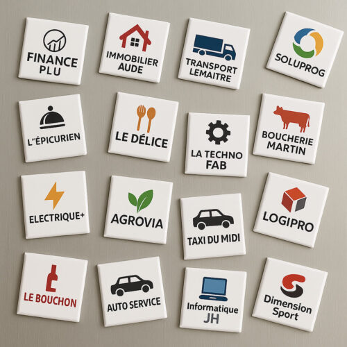 magnet badge rond ⌀ 5cm