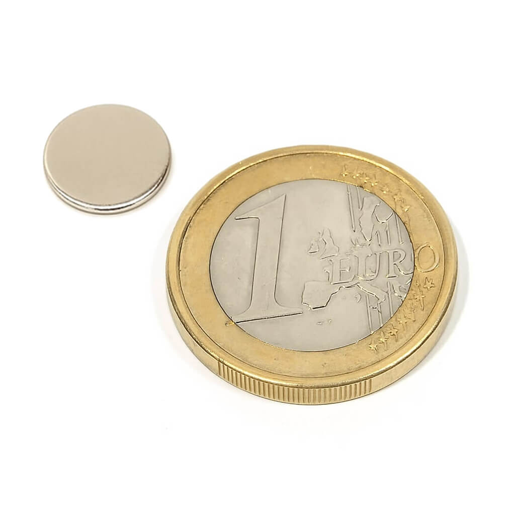 Aimant néodyme disque Ø 10x1mm, puissance 0.59kg