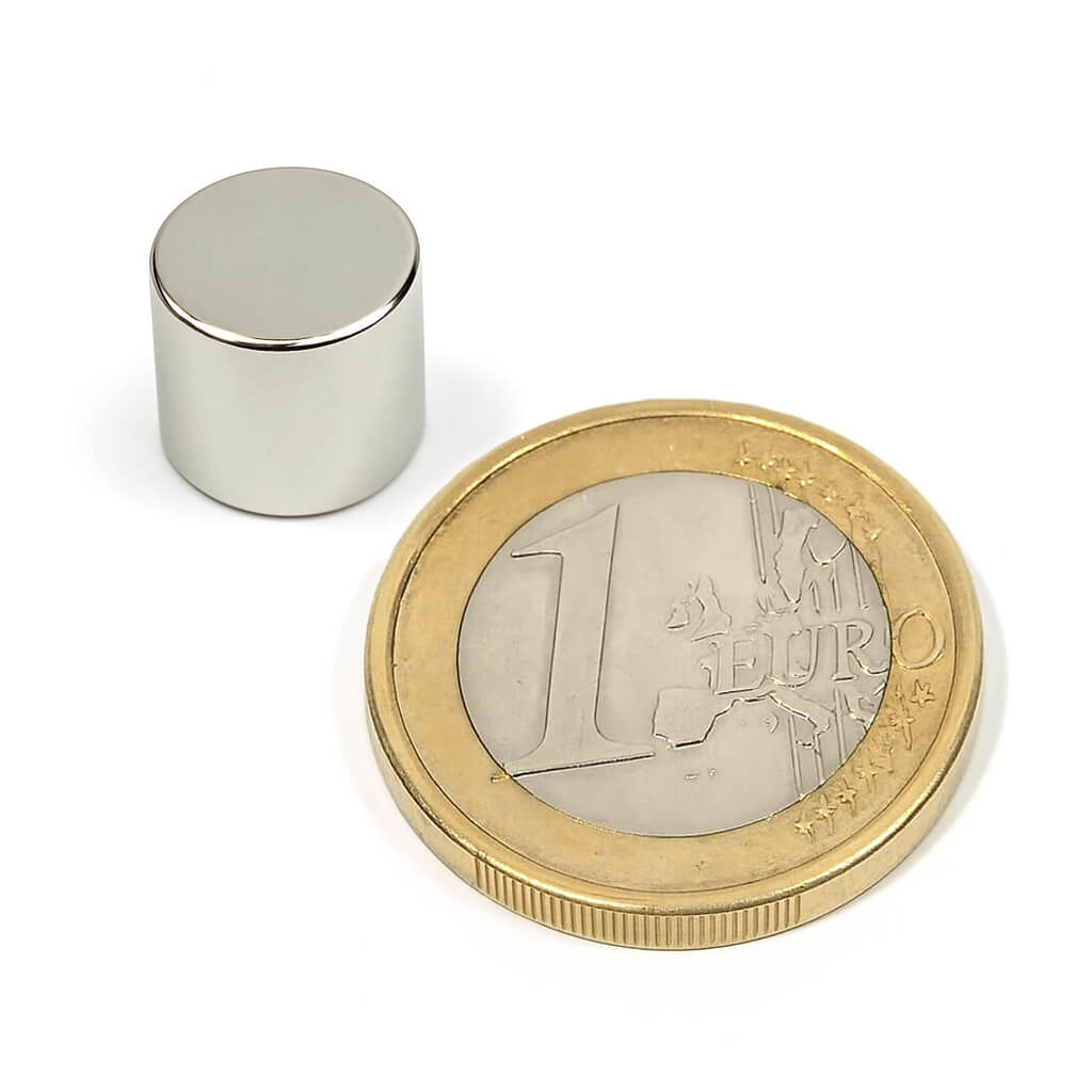Aimant néodyme disque Ø10 x 10mm, puissance 3,9kg