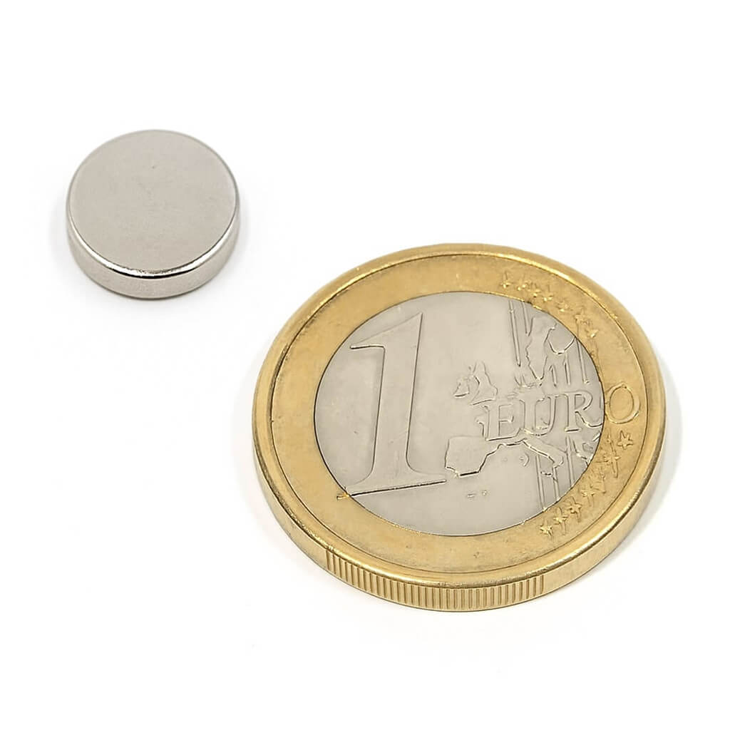 Aimant néodyme disque Ø 10x3mm, puissance 1.8kg