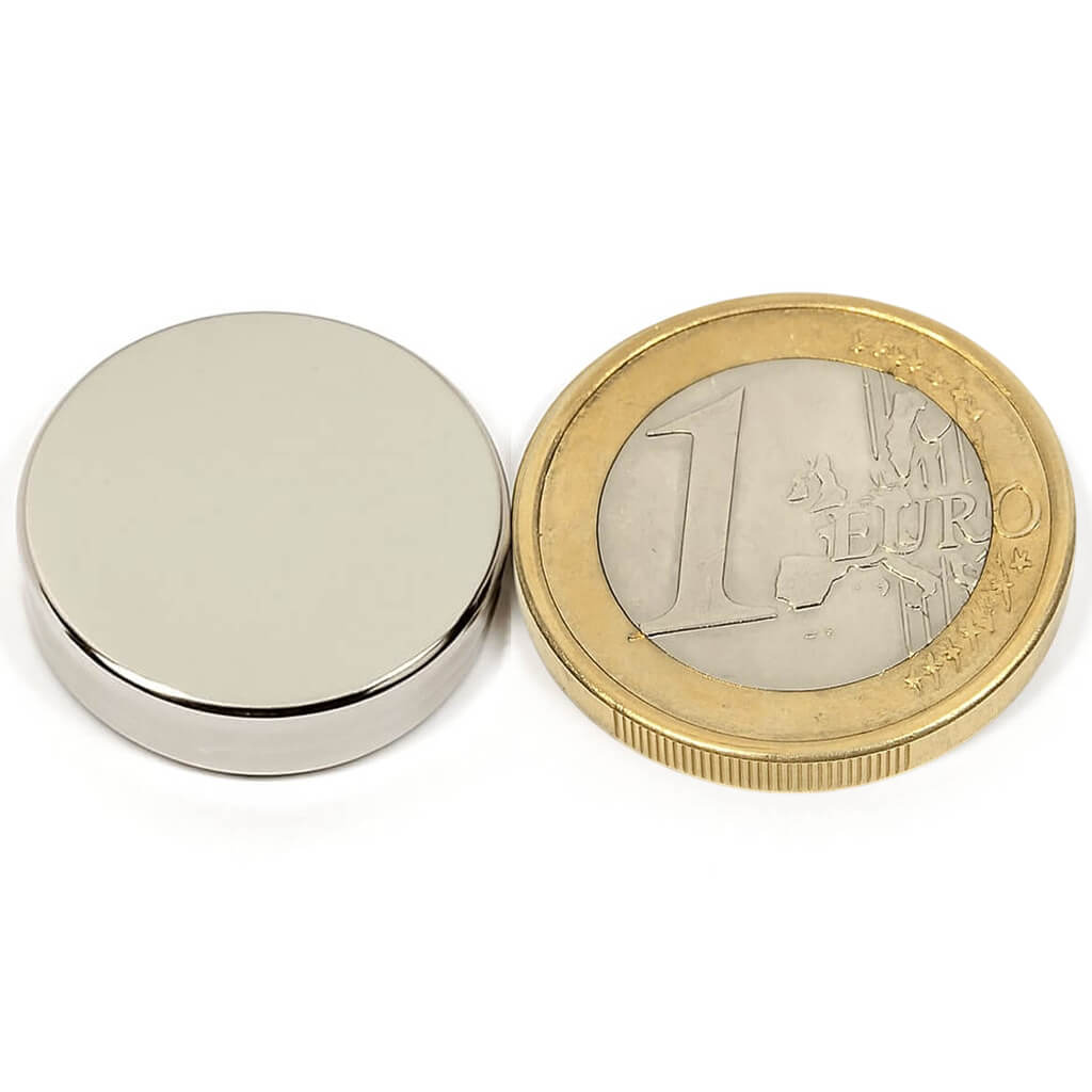 Aimant néodyme disque Ø20 x 5mm, puissance 6,4kg
