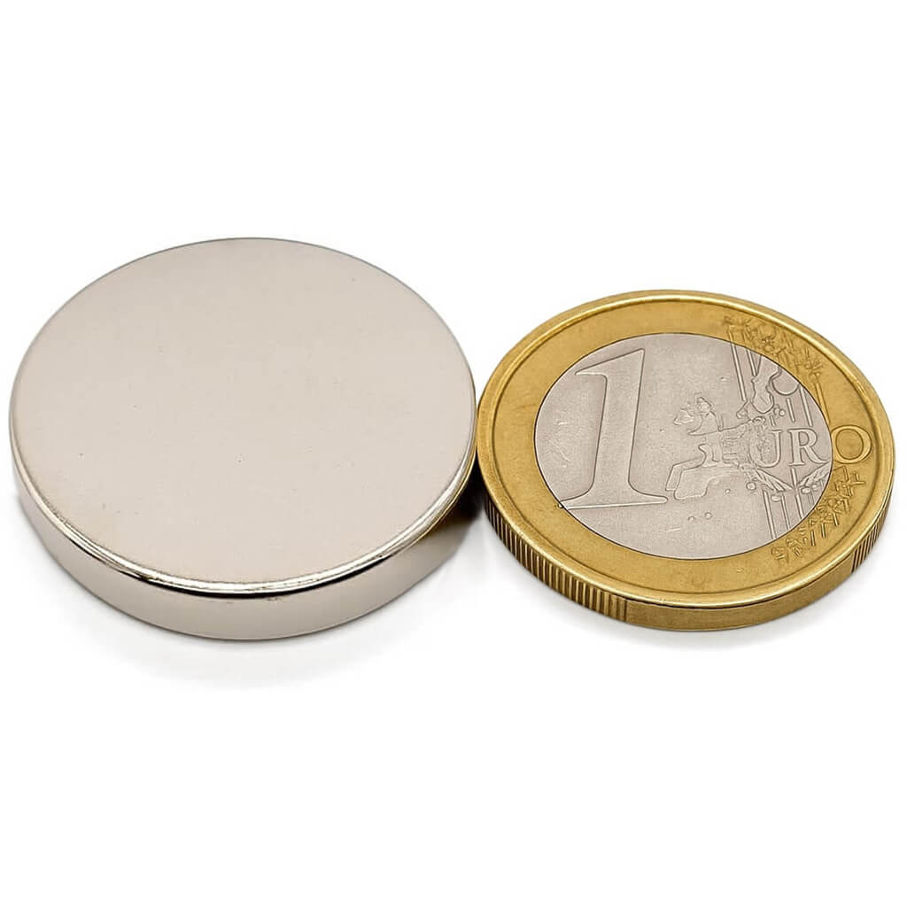 Aimant néodyme disque Ø25 x 5mm, puissance 8.3kg