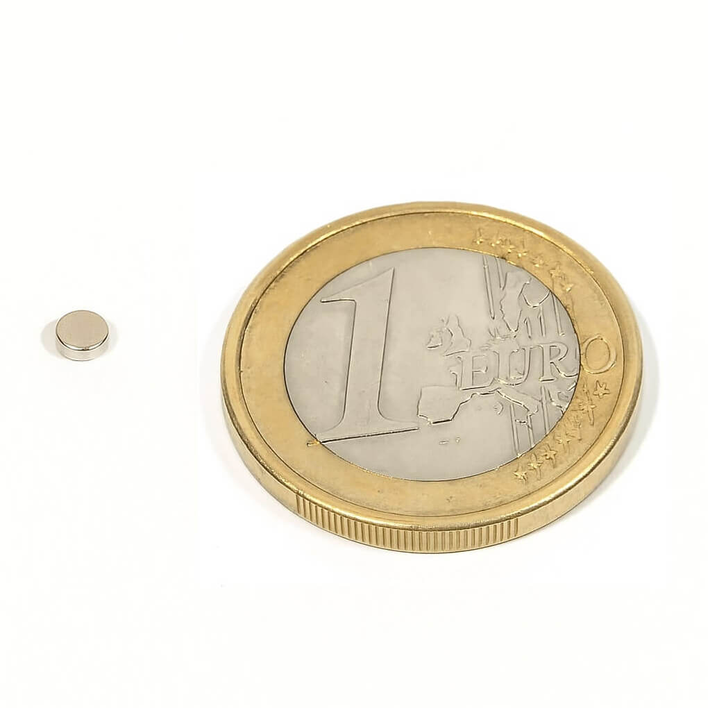 Aimant néodyme disque Ø 3x1.5mm, puissance 0.19kg