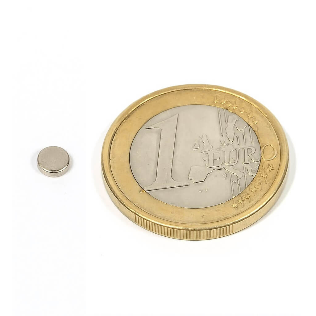 Aimant néodyme disque Ø 4x1.5mm, puissance 0.27kg