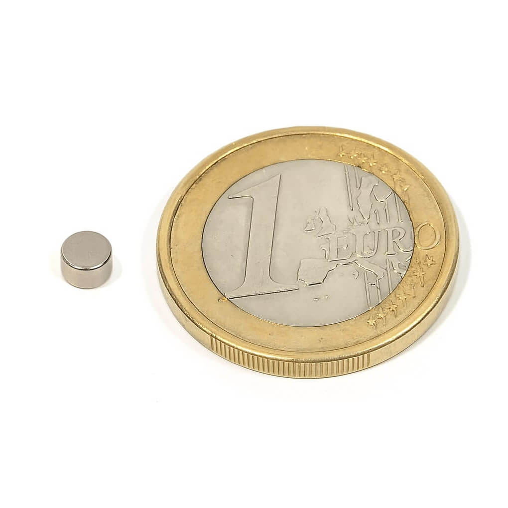Aimant néodyme disque Ø 4x3mm, puissance 0.48kg