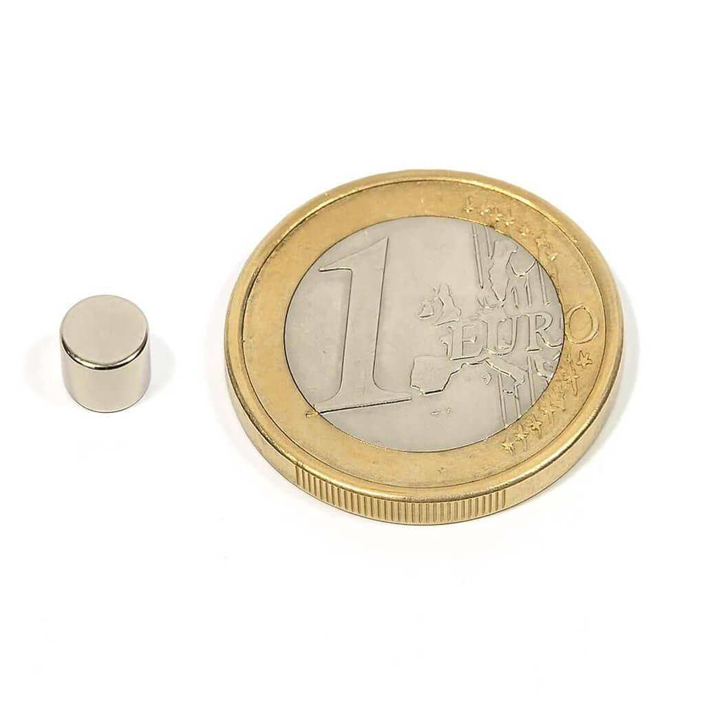 Aimant néodyme disque Ø 5x5mm, puissance 0.9kg
