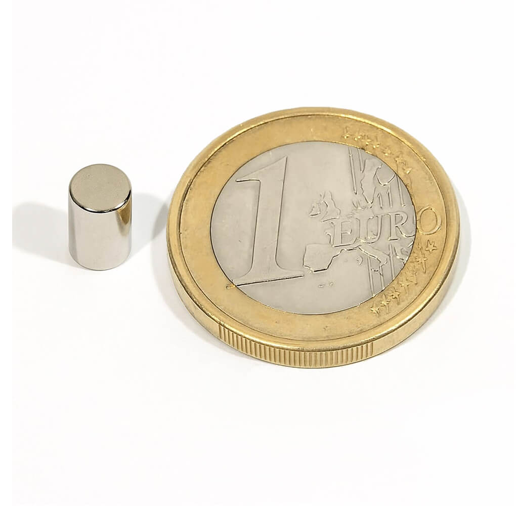 Aimant néodyme disque Ø 5x8mm, puissance 0.95kg 46 Aimant néodyme disque Ø 5x8mm, puissance 0.95kg