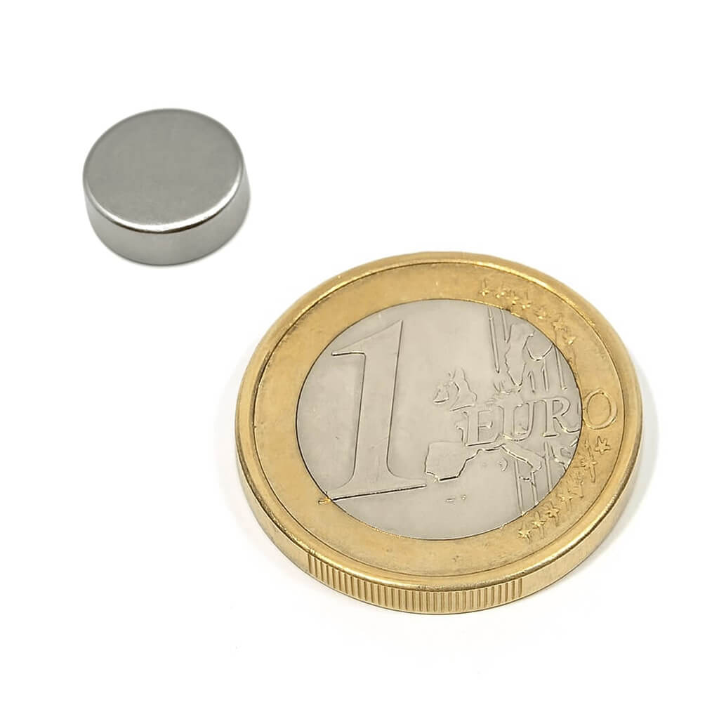 Aimant néodyme disque Ø 10x4mm, puissance 2.3kg