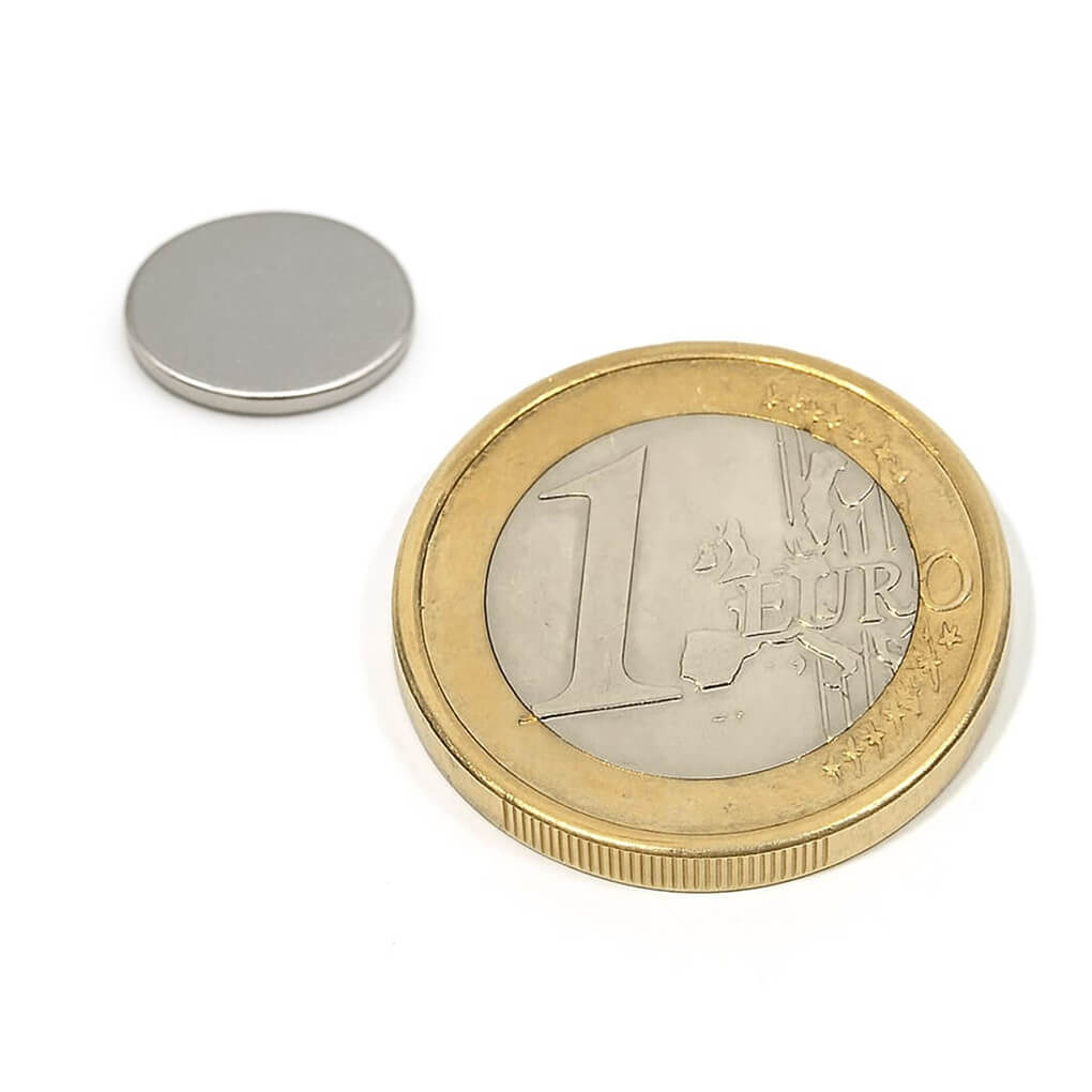 Aimant néodyme disque Ø12 x 1mm, puissance 0.770kg
