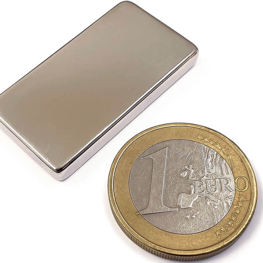 Aimant néodyme bloc 36x20.38x4mm, puissance 10kg