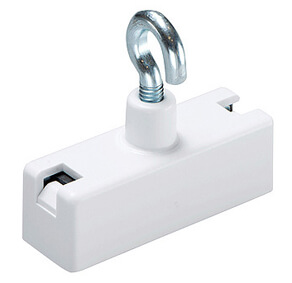 Aimant ferrite avec crochet 57mm