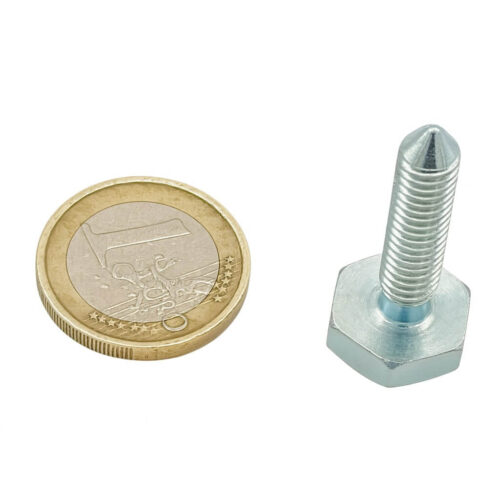 boulon plat aimanté