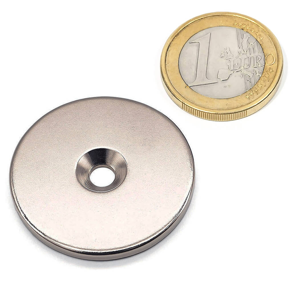 Disque en métal avec trou biseauté Ø32mm