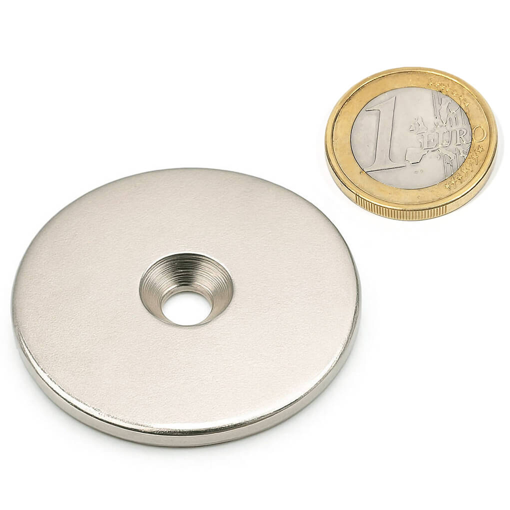 Disque en métal avec trou biseauté Ø42mm