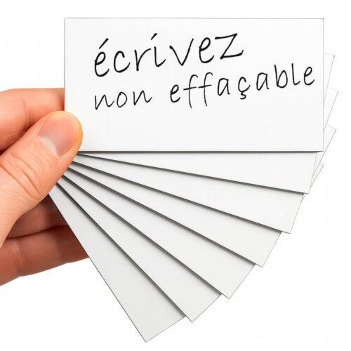 étiquette magnétique non effaçable