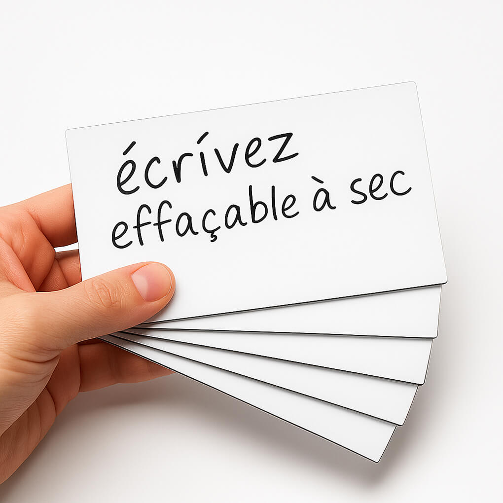 étiquette magnétique effaçable à sec ardoise