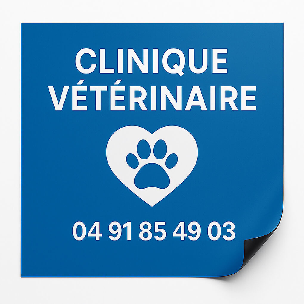 plaque aimantée carrée personnalisée 60x60cm