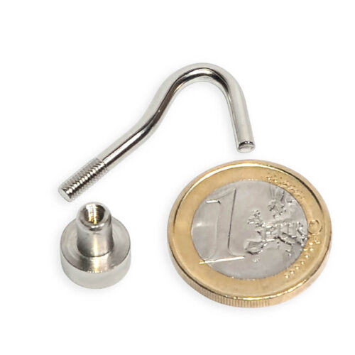 aimant néodyme anneau Øext30 x Øint10 x 5 mm, puissance 11Kg