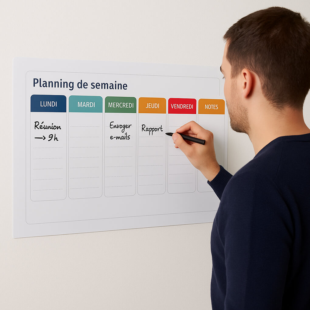 Caoutchouc ferreux personnalisé effaçable A3 48 feuille ferreuse personnalisée autocollante A3