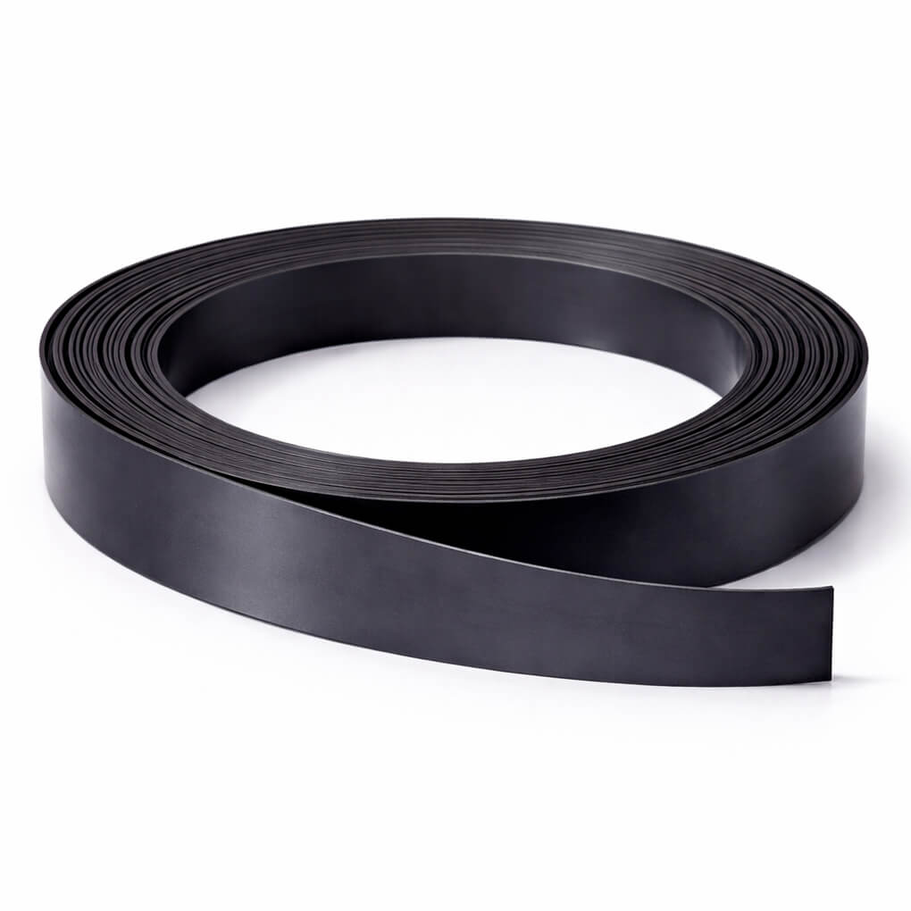 Bande magnétique noire 20mm x 1mm x 5 mètres