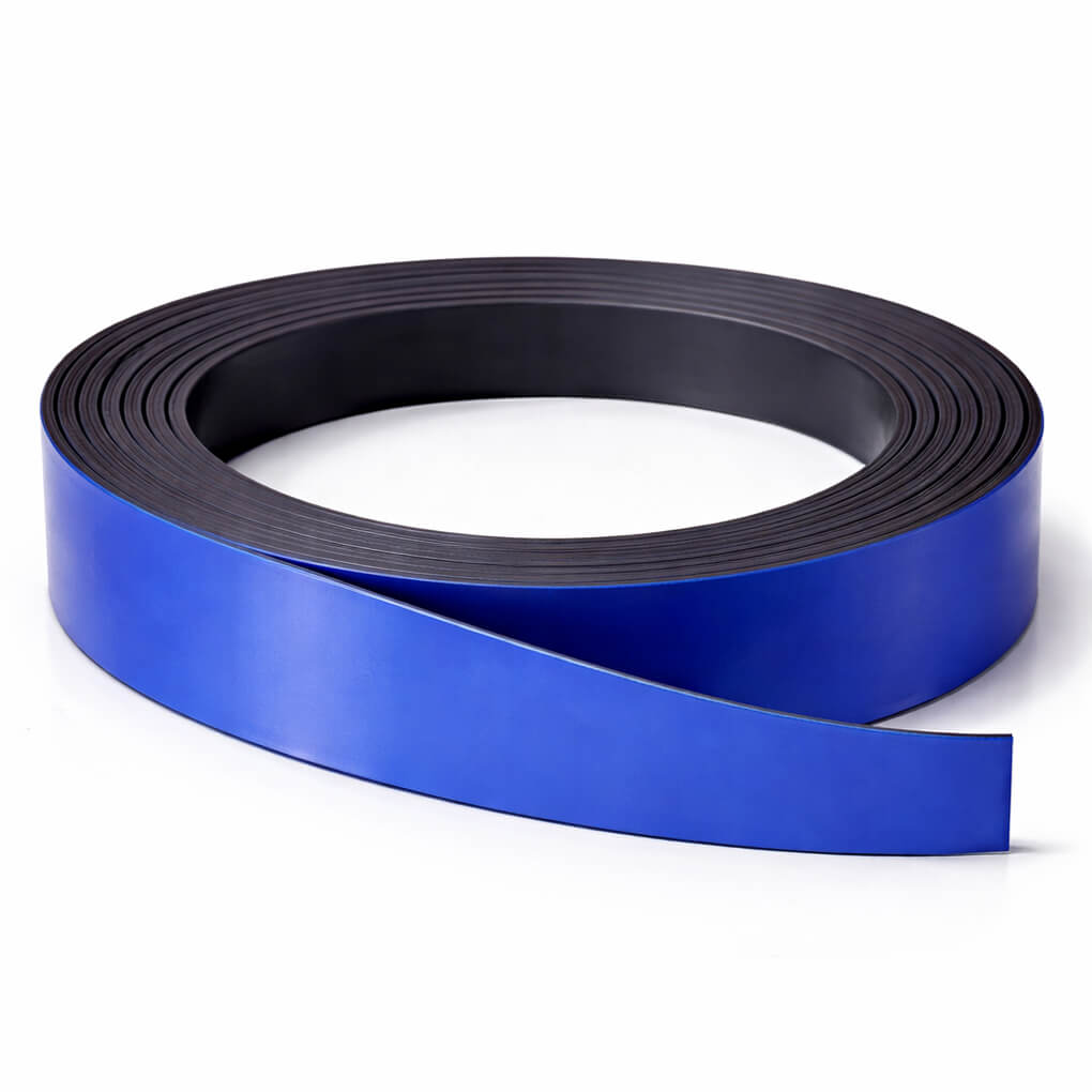 Bande magnétique bleue 30mm x 1mm x 5 mètres