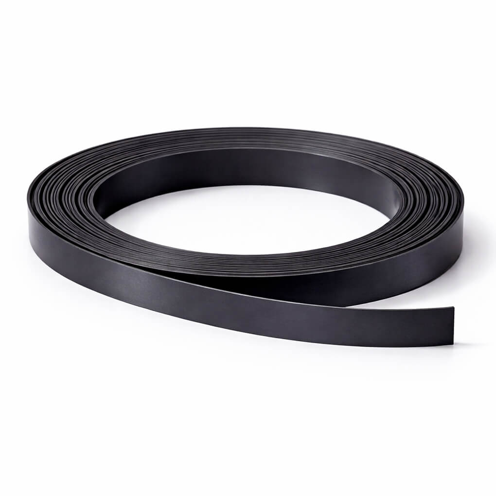 Bande magnétique noire 10mm x 1mm x 5 mètres